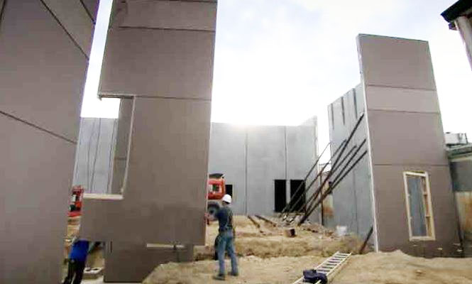 tembok cor beton